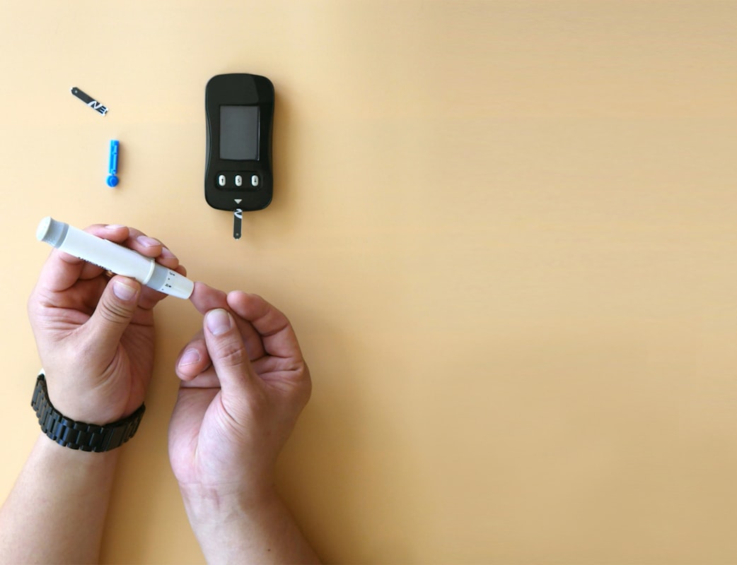 Blood Sugar Balance Educational Illustration